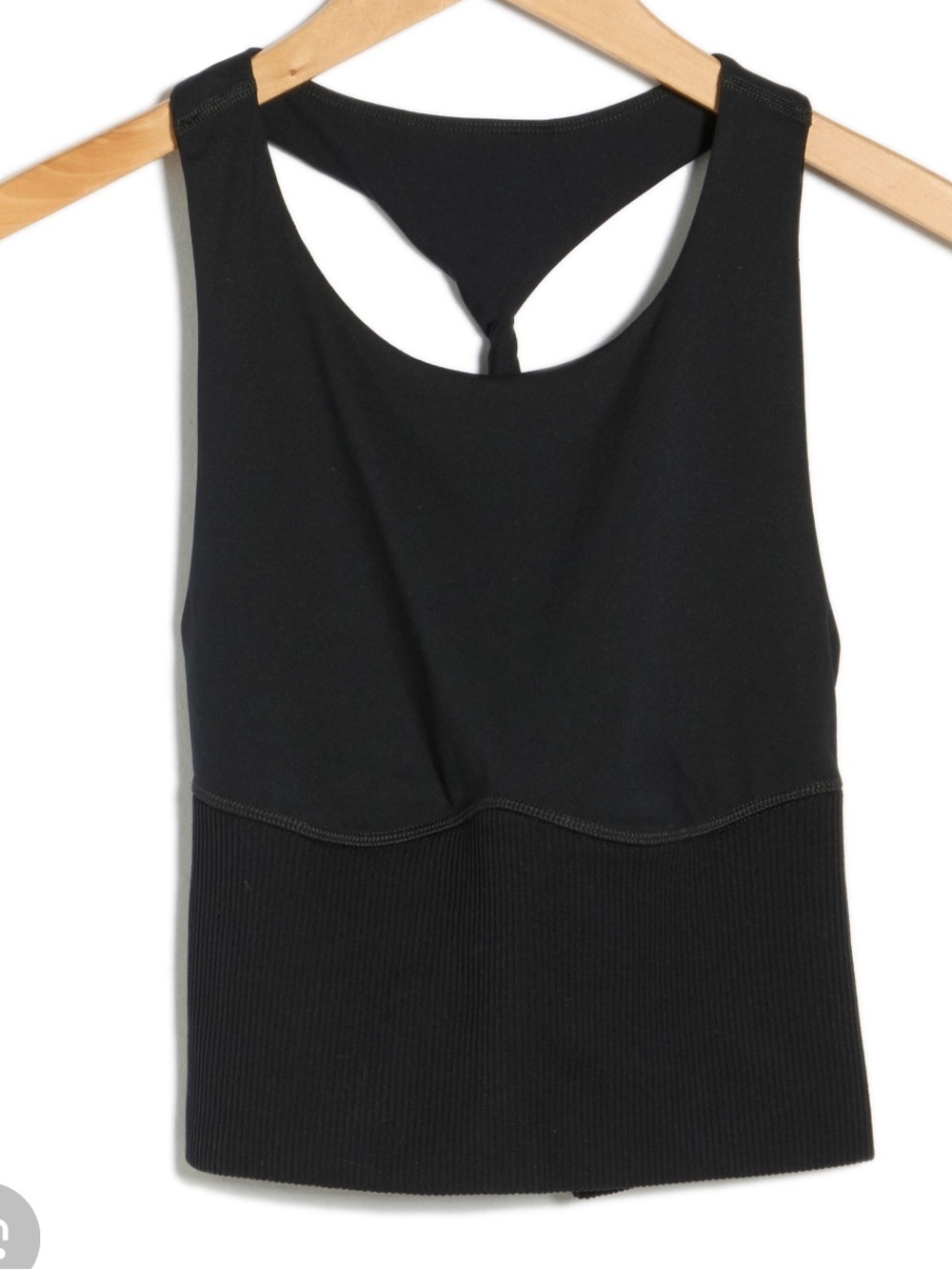 Carpe Diem Racerback Crop Jersey & Rib Camisole in black